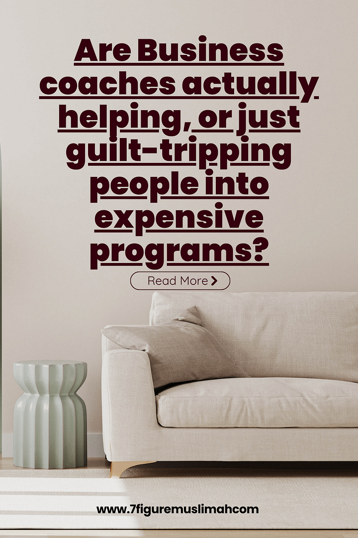 Exposed: Are Business Coaches Actually Helping or Guilt-Trapping You?